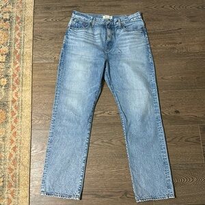 Madewell 90s straight 
Size 30 regular